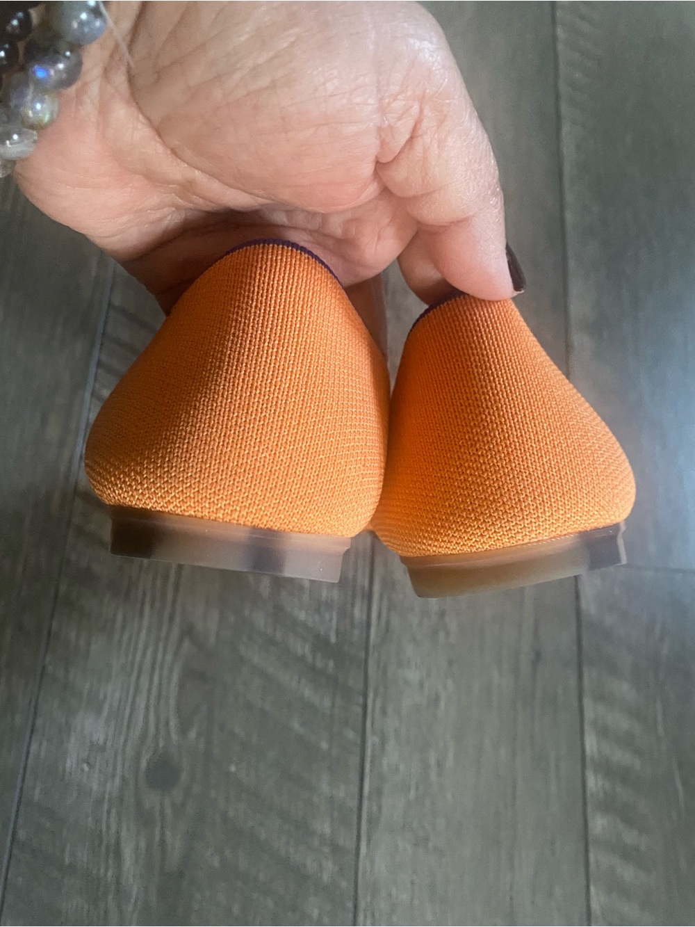 Rothy's Women's Summer Orange Flats in Size 9 - Picture 6 of 6